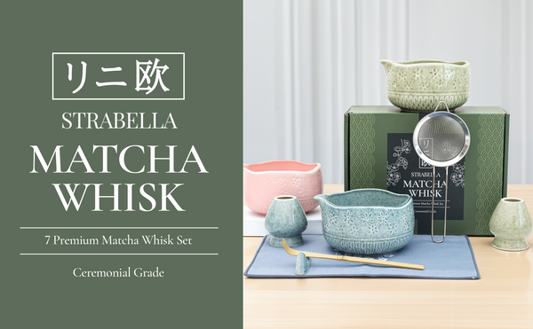 Matcha Whisk Sets — Bamboo Chasen + Ceramic Chawan