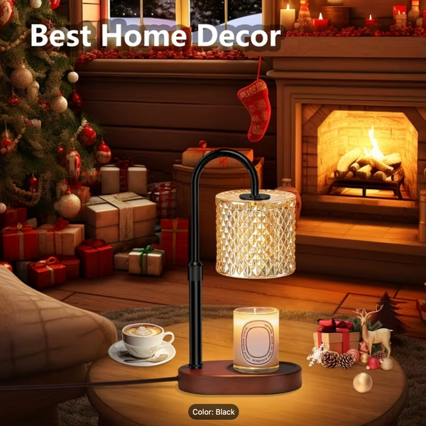 Adjustable Candle Warmer Lamp — Dimmable, Timer | Strabella