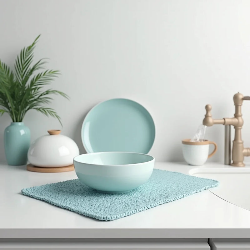 Quick Dry Dish Drying Mat - Quick Dry Dish Drying Mat Fast Absorption for Everyday Drying