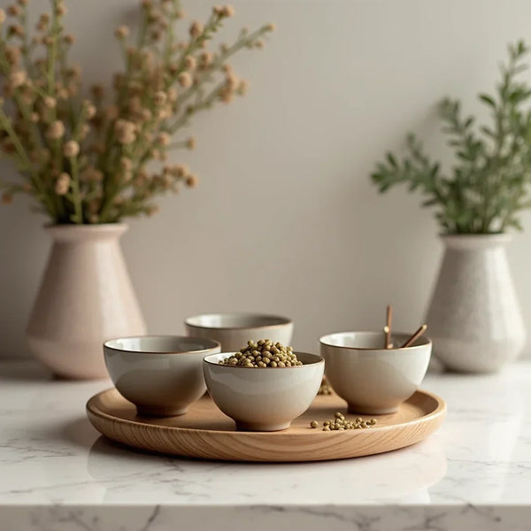Ceramic Bowl Holiday Gift Set for Cozy Kitchen Decor - Strabella Home