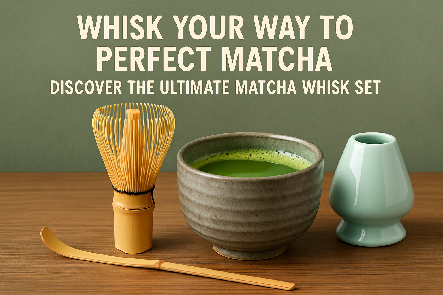 Whisk Your Way to Perfect Matcha: Discover the Ultimate Matcha Whisk Set