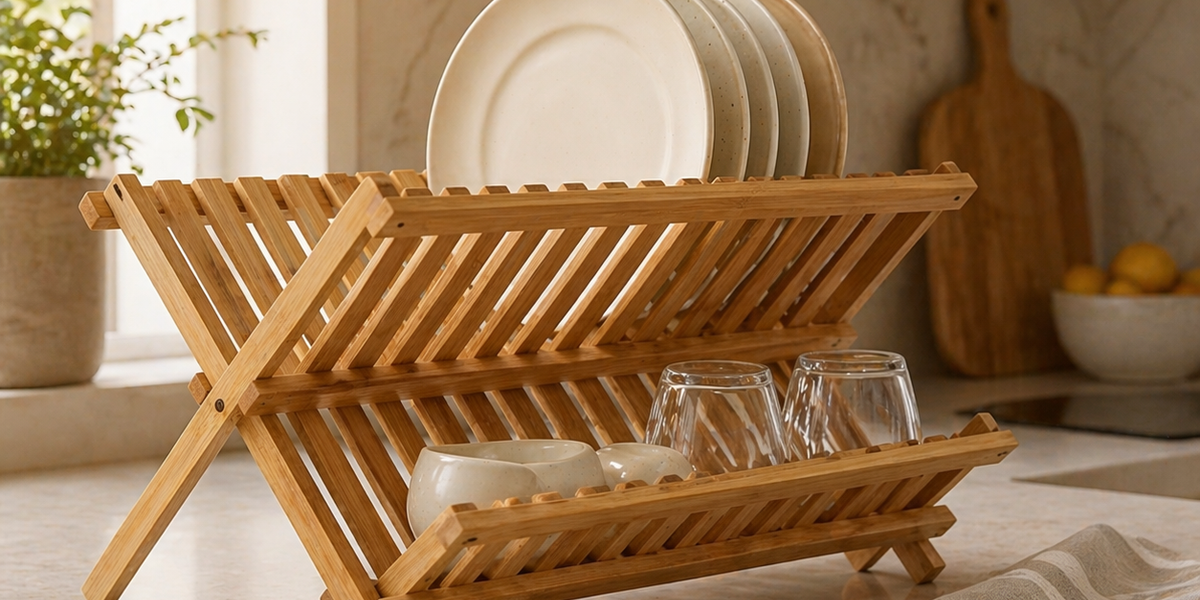 Bamboo dish rack — Strabella