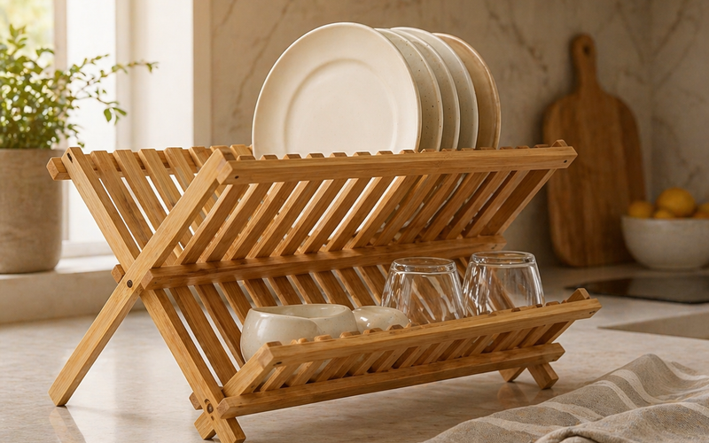 Bamboo dish rack — Strabella
