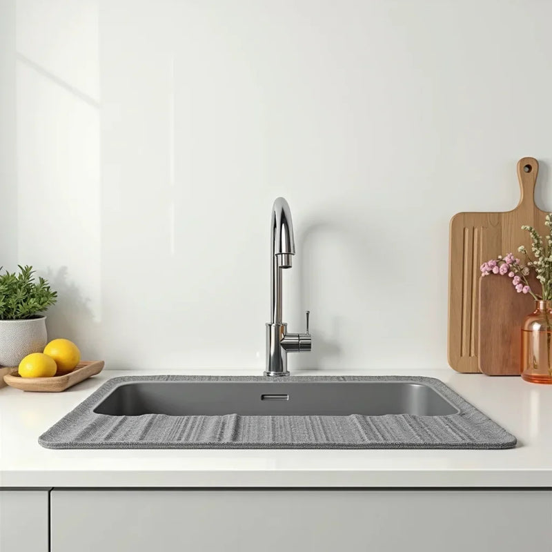 Quick Dry Kitchen Mats for Dry Clean Counters All Day - Strabella Home