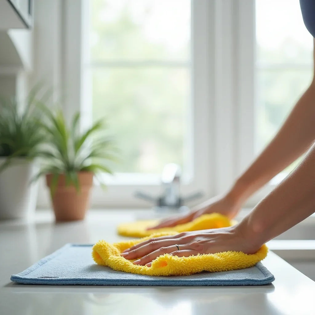 Why an Absorbent Dish Drying Mat Changes Kitchen Cleanup - Strabella Home
