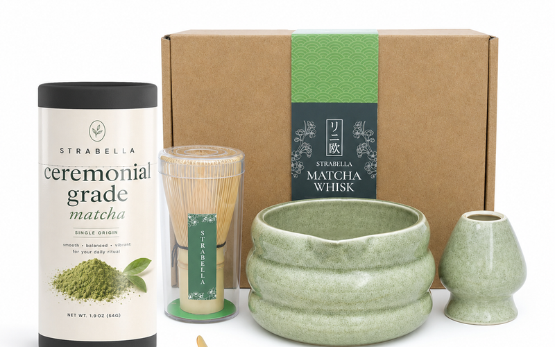Strabella matcha starter kit for beginners