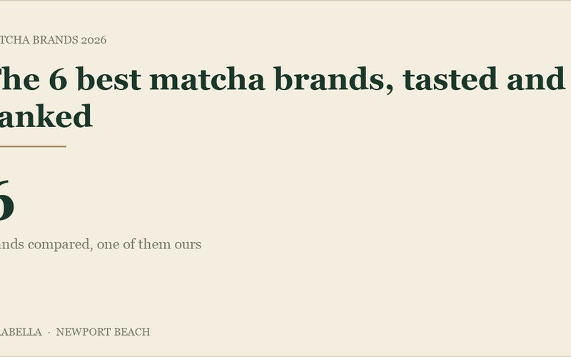 Six matcha brands compared and ranked for 2026