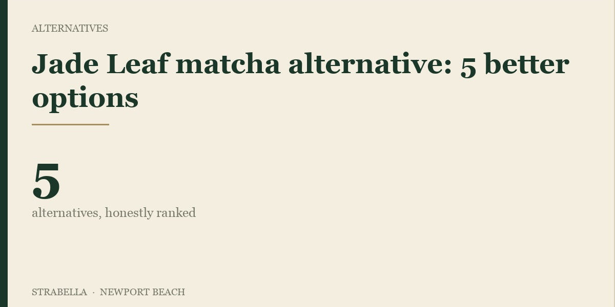 Five alternatives to Jade Leaf matcha, ranked