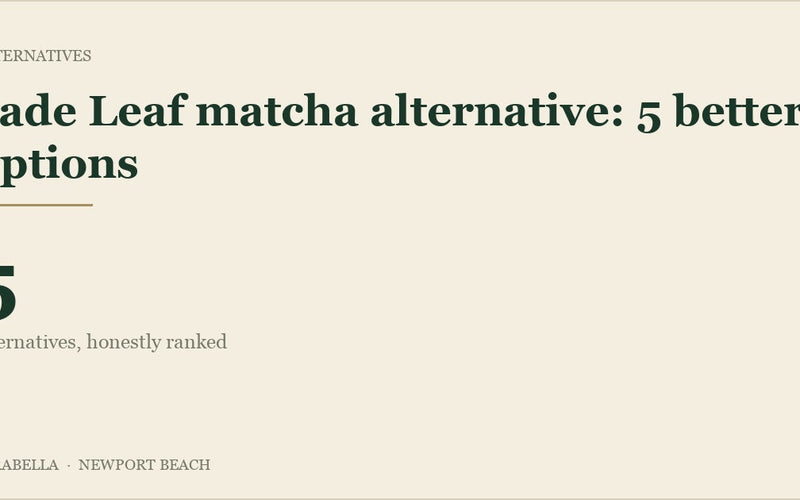 Five alternatives to Jade Leaf matcha, ranked