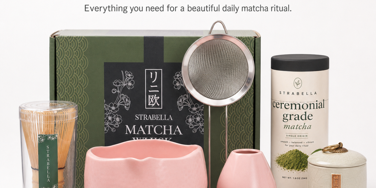 Strabella matcha ritual bundle