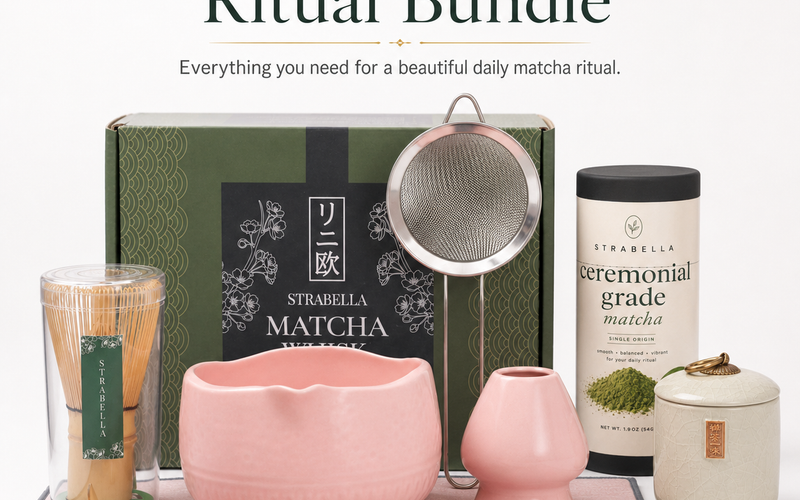 Strabella matcha ritual bundle