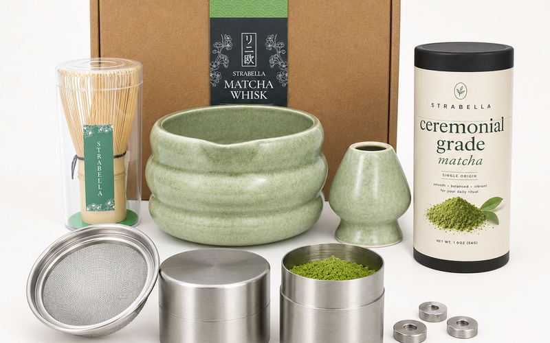 Strabella 9-piece matcha starter kit