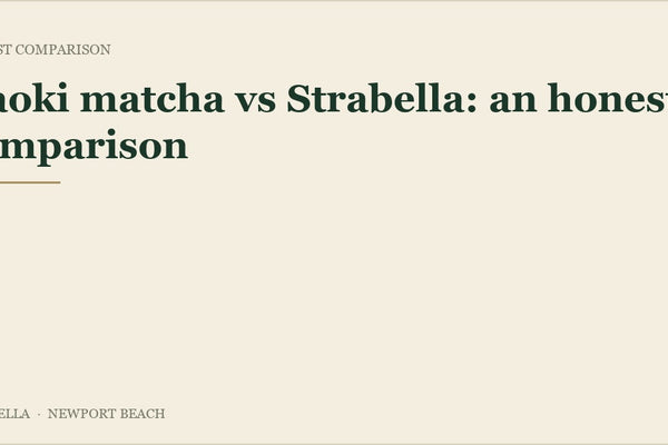 Naoki matcha compared with Strabella Asanagi