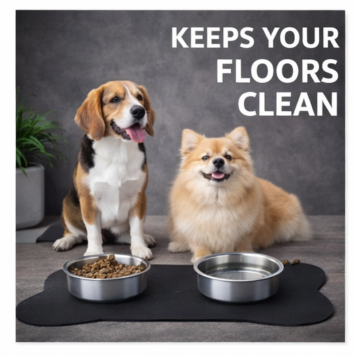 Strabella Dog Food Mat for Mess-Free Pet Feeding