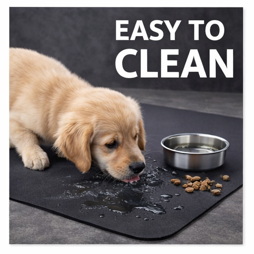 Strabella Dog Food Mat for Mess-Free Pet Feeding