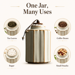 Strabella Ru Kiln Ceramic Tea Caddy — handcrafted ceramic, view 5