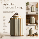 Strabella Ru Kiln Ceramic Tea Caddy — handcrafted ceramic, view 10