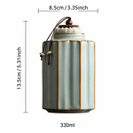 Strabella Ru Kiln Ceramic Tea Caddy — handcrafted ceramic, view 12