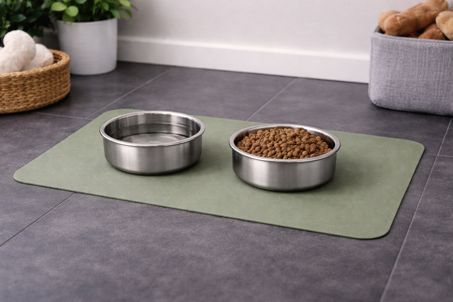 Strabella Dog Food Mat for Mess-Free Pet Feeding