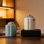 Strabella Multi-functional Ceramic Tea Caddy - Handcrafted Airtight Storage Canister with Under-Glaze Painting for Chinese Style Kitchen Decor - Strabella Home