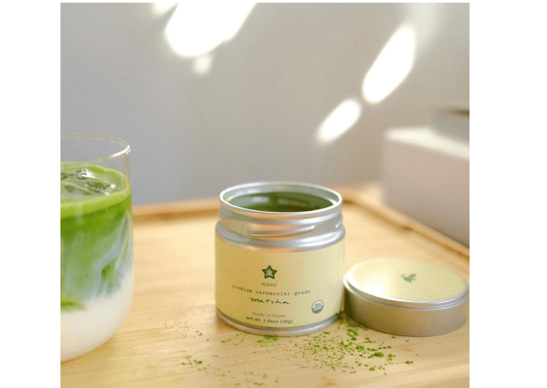 Nami Matcha Powder | Okumidori First Harvest – 30g | USDA Organic Green Tea Powder, Smooth & Vibrant, Antioxidant-Rich with L-Theanine for Calm Energy