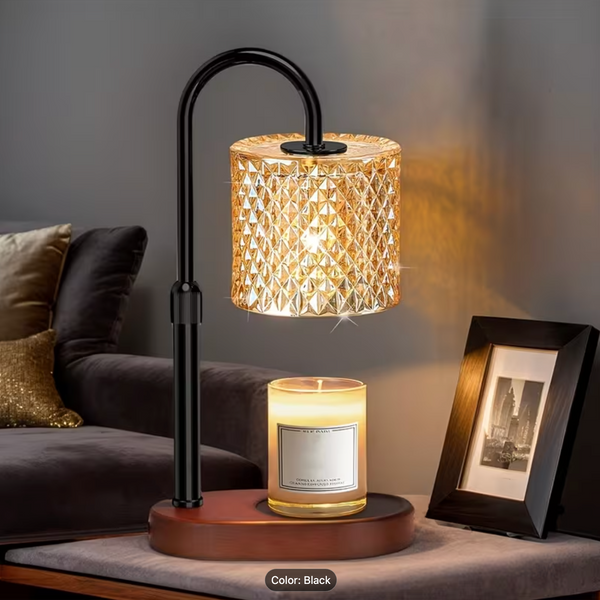 Adjustable Candle Warmer Lamp — Dimmable, Timer | Strabella