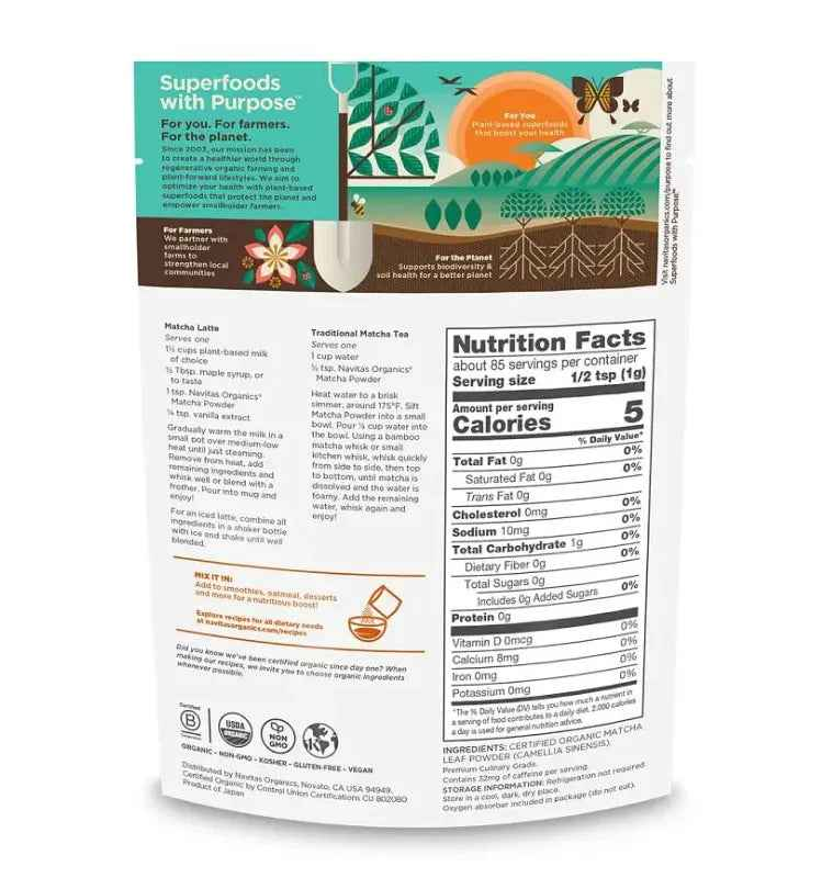 Navitas Organics Matcha Powder 3 oz - Strabella Home