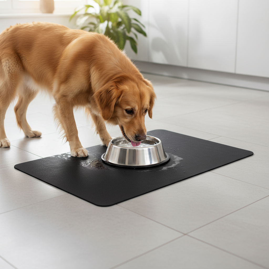 Strabella Dog Food Mat for Mess-Free Pet Feeding