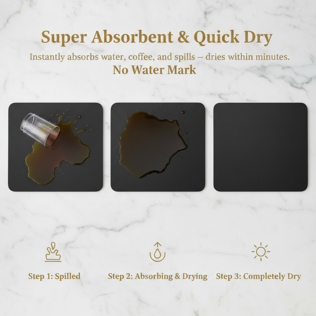 Dish Drying Mat – Absorbent, Non-Slip Kitchen Mat | Strabella