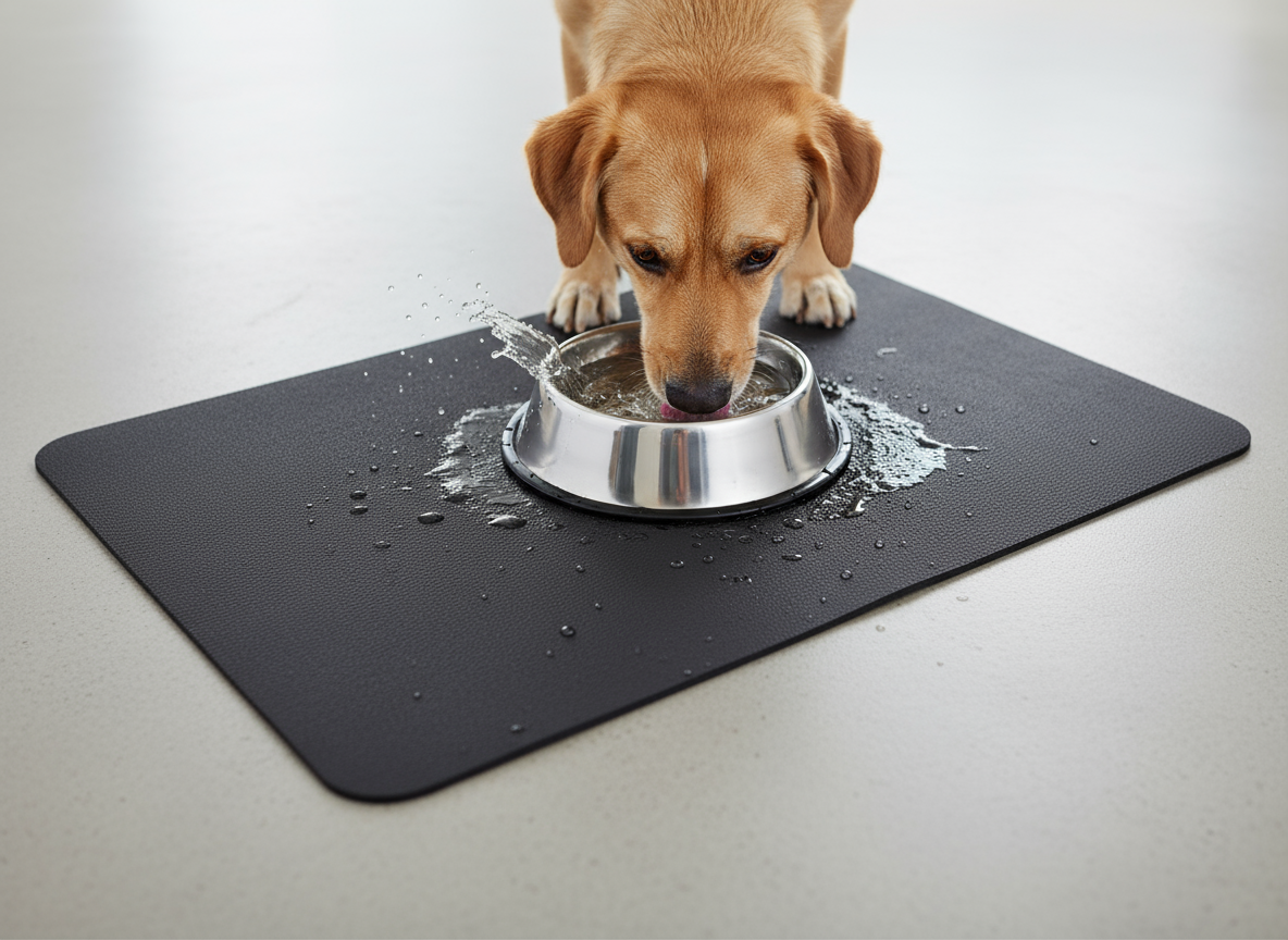 Strabella Dog Food Mat for Mess-Free Pet Feeding