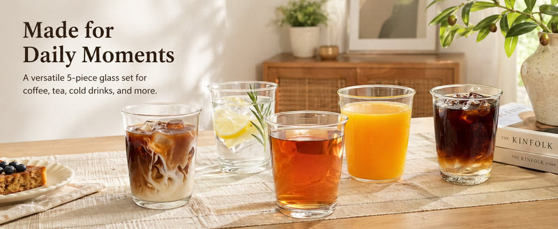 Pair box presentation — two fluted glass cups Strabella gift packaging