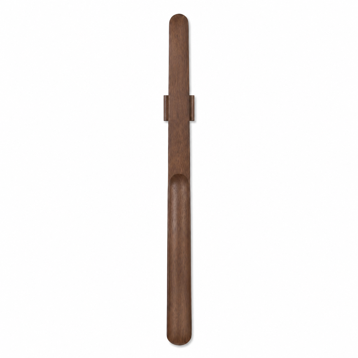 21.85-inch beech long handle shoehorn — hero shot, full length