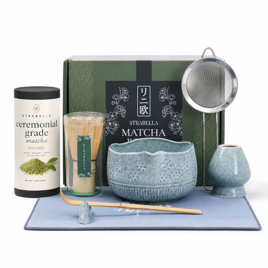 Matcha Gift Set for Dad — Father's Day Blue Ceremonial Bundle