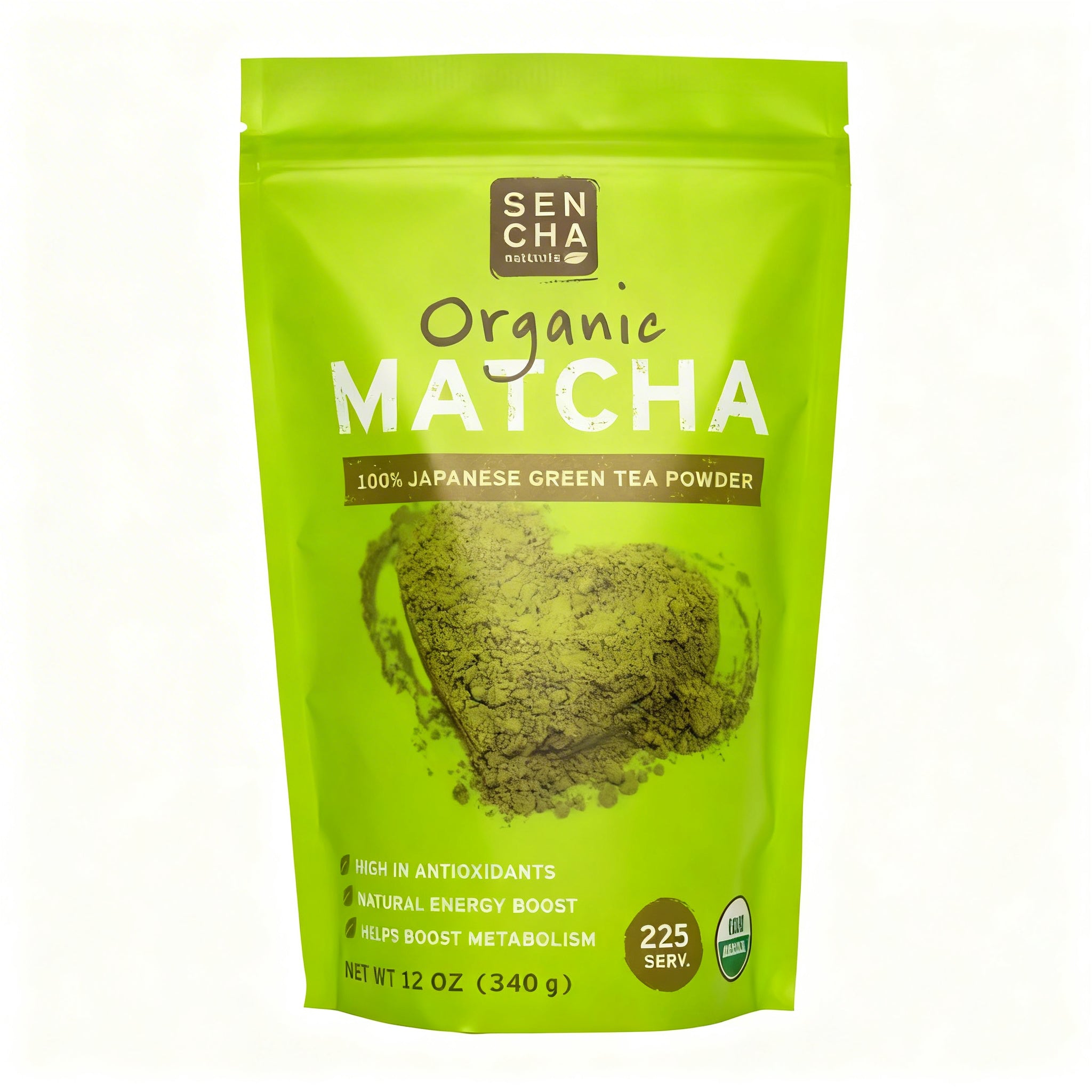 Sencha Naturals USDA Organic Matcha — 12 oz Bulk