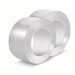 caulk tape — two clear 3 cm rolls on a white background