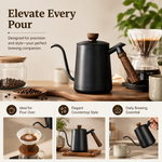 Strabella gooseneck coffee pot pour over — ideal for pour over, countertop style, daily brewing essential