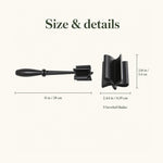 Meat chopper size — 11 in (28 cm) long, blade head 2.44 in wide and 2.16 in tall